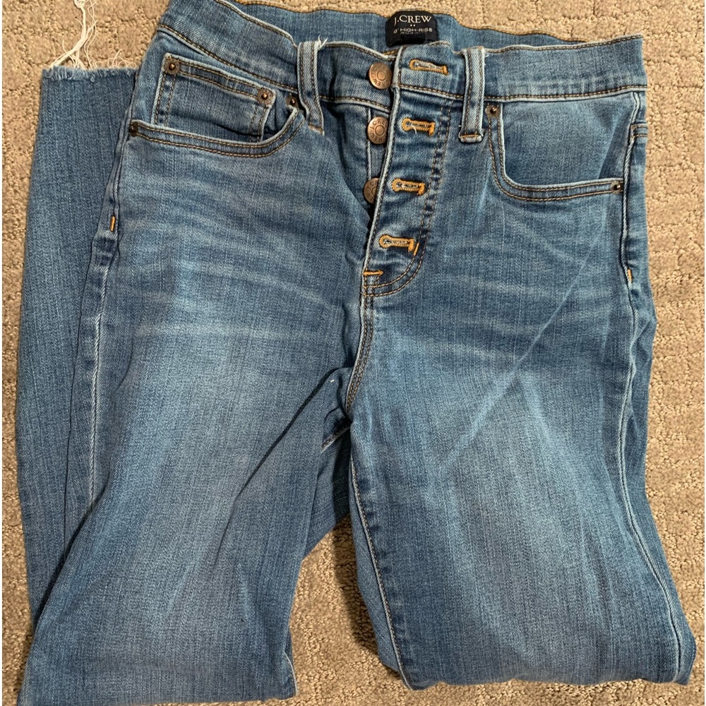 J Crew Jeans. High Rise Skinny. Size 26. Good condition.